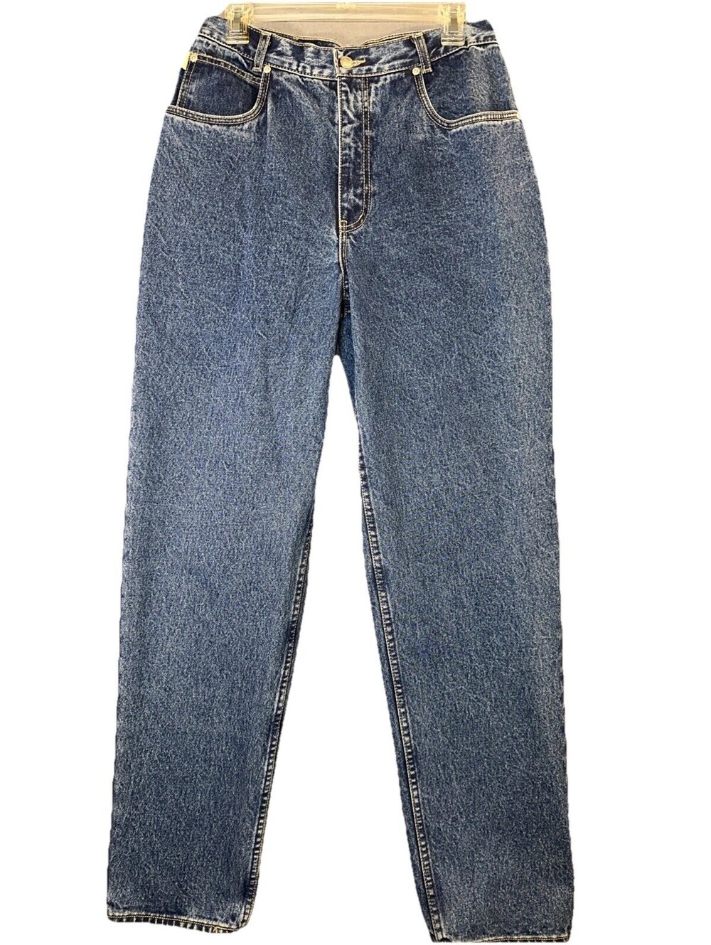 NOS Green Label  VTG 80s Lawman Western Denim Jeans Hong Kong 100% Cotton Sz 11